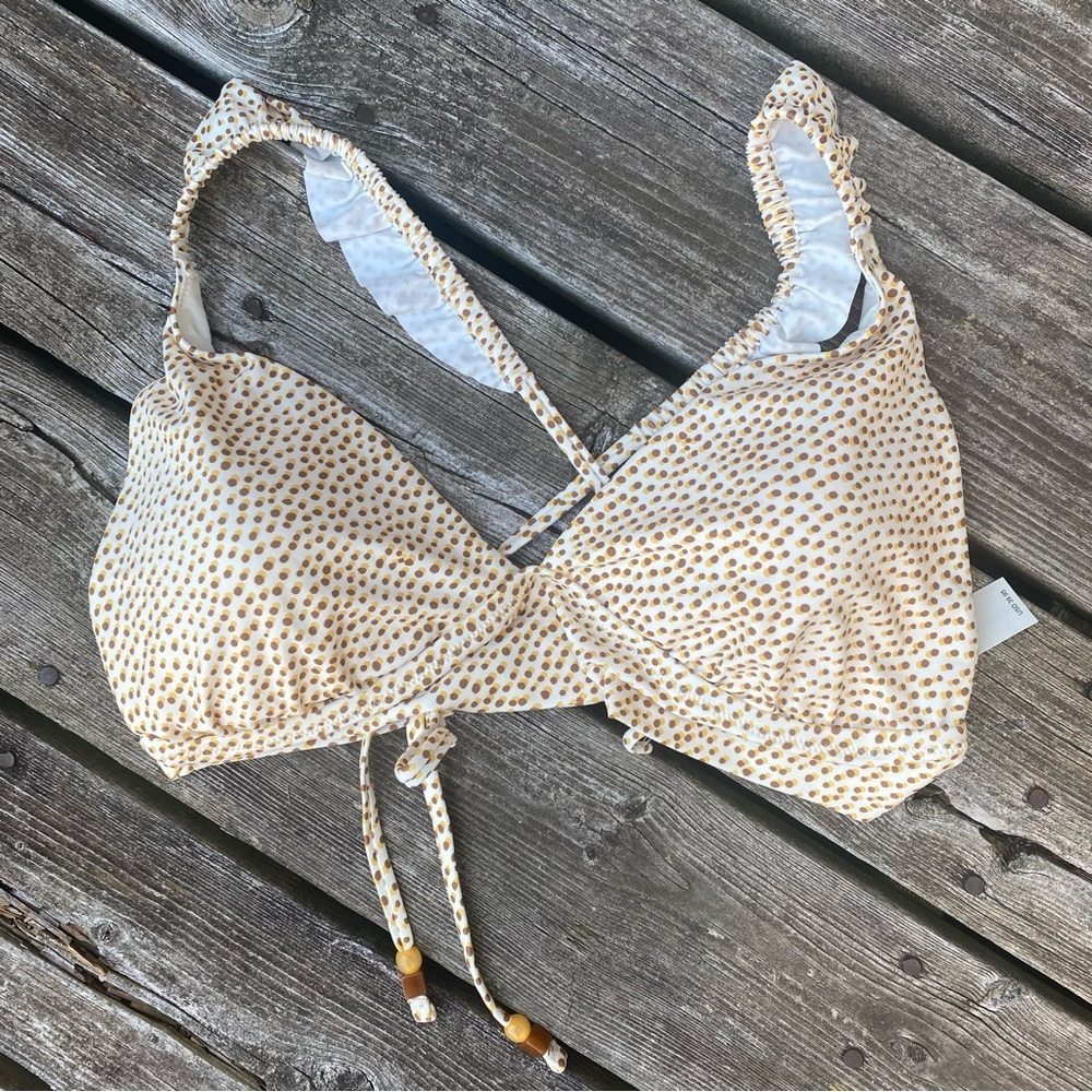 Aerie Polka Dot Bikini Top XXL NWT